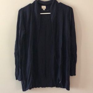 A New Day Navy Blue Open Front Cardigan